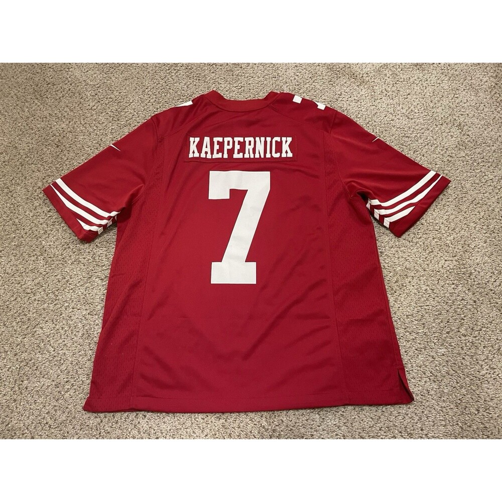 Colin Kaepernick 49ers Nike Elite Jersey Home Scarlet Red Mens Size 48 XL Sewn - Picture 2 of 5